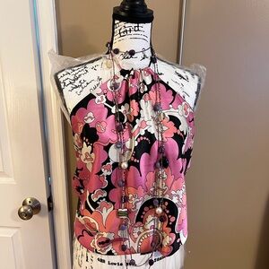 FB Pink Halter Top (Runway) M